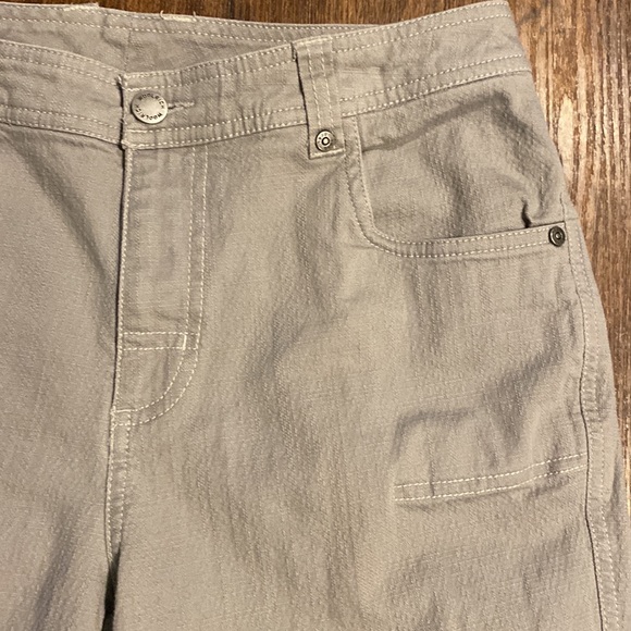 Woolrich Tan Cargo Capri-99% Cotton-Women’s Size 8 - Picture 5 of 15